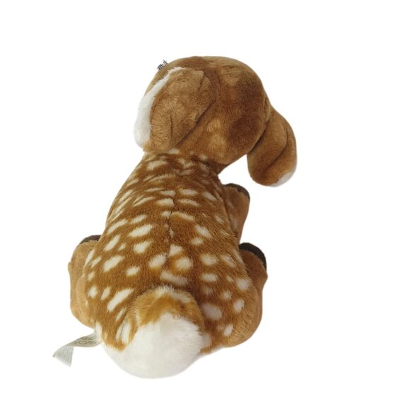 Soft Paws Fawn Deer Realistic 11" Stuffed Animal Plush Woodland Nursery Decor - Picture 5 of 8